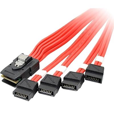 Siig Cb-s20c11-s1 Reverse Fanout Cable - Serial Ata / Sas Cable - 2.5 Ft