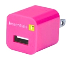 Iessentials Ie-acpusb-pk Usb Wall Charger - For Smart Phones - 5 V Dc Output Voltage - 1 A Output Current