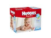 Huggies Snug & Dry Size 2 Super Pack - 120 Count