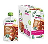 Sprout Organic Baby Food Pouches Stage 2 Sprout Baby Food, Sweet Potato White Bean with Cinnamon, 4 Ounce (Pack of 5); USDA Organic, Non-GMO, Made with Whole Foods, No Preservatives