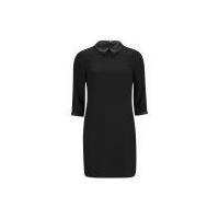 VILA Women's Brute Collar Dress - Black