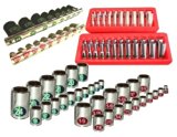 Chrome Socket Set Labels - Organize and Tag Tools, Sockets, Wrenches & Impacts