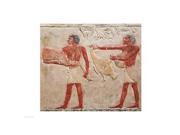Posterazzi Balxir226160large Relief Depicting Servants Carrying A Haunch Of Beef & A Duck From The Tomb Of Princess Idut Poster Print - 36 X 24 In. - Large