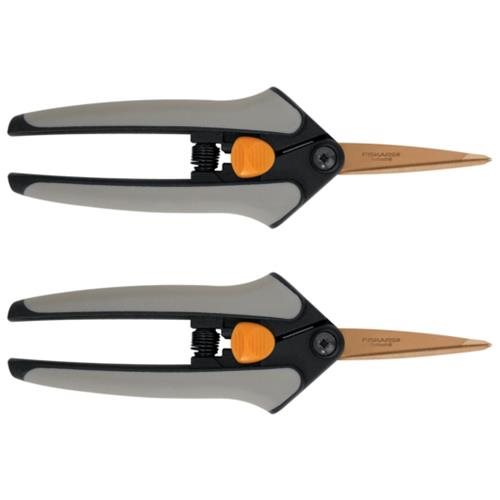 Fiskars Softouch Micro-Tip Pruning Snip (2-pack) - 6