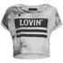 Religion Women's 'Lovin Religion' T-Shirt - White/Black