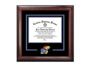 University Of Kansas Spirit Diploma Frame