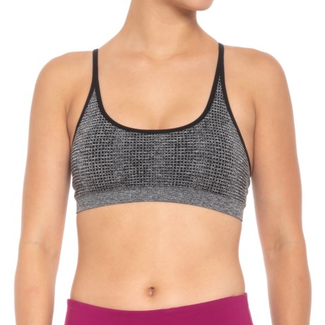 Digit Wave Multi-strap Sports Bra - Racerback, Padded Cups (for Women)