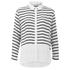 Gestuz Women's Deidre Striped Shirt - White/Black - EU 36/UK 8