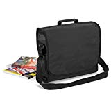 Quadra Plain Record/Messenger Bag (9 Liters) (One Size) (Black)