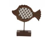 Benzara 53540 Fascinating Fish Stand