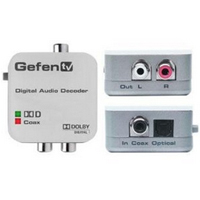 Gefen Gtv-dd-2-aa Tv Digital To Analog Decoder - Coaxial/optical Digital Audio Converter - White