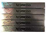 Nespresso OriginalLine Master Origin Variety Pack: Colombia, Ethiopia, India, Indonesia, Nicaragua, 50 Capsules - NEW - ''NOT compatible with Vertuoline''