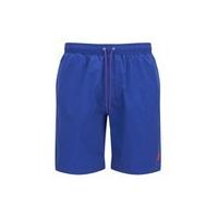 Luke Men's Cagy Knee Length Swim Shorts - Blue Movie
