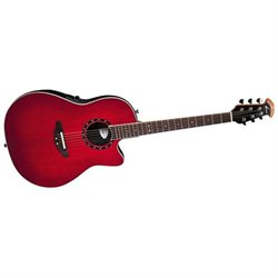 Ovation Standard Balladeer 1861 AX Acoustic-Electric Guitar Cherry Cherry Burst