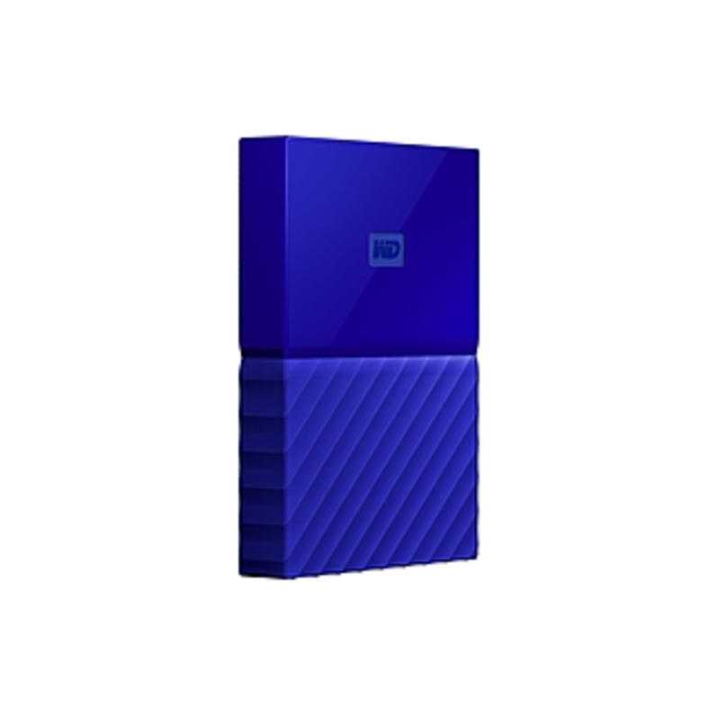 Wd My Passport Wdbyft0020bbl-wesn 2 Tb External Hard Drive - Portable - Usb 3.0 - Blue - 256-bit Encryption Standard