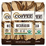 12-Ounce Bags, Nicaragua El Porvenir Organic Direct Trade, Whole Bean, Fresh Roasted Coffee LLC. (Pack of 3 Whole Bean)
