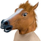 Novelty Latex Horse Head Mask Gangnam Style