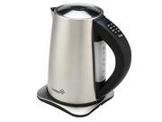 Ivation 1.7 Liter(7-Cup) Precision-Temp Stainless Steel Cordless Electric Tea Kettle; 6 Preset Heat Settings; Auto Keep-Warm for 2-Hours; Safety Shutoff Boil-Dry Protection, 1500w SuperFast Heatup