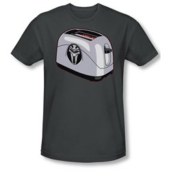 Mens BSG Short Sleeve TOASTER Large Slim Fit T-Shirt Tee