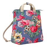 Cath Kidston Matt Oilcloth Multi Strap Backpack Crossbody Bag Bloomsbury Bouquet Blue 15AW