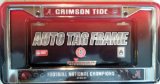 Alabama Crimson Tide Metal Chrome Frame Cover 2012 BCS National Football Championship University of