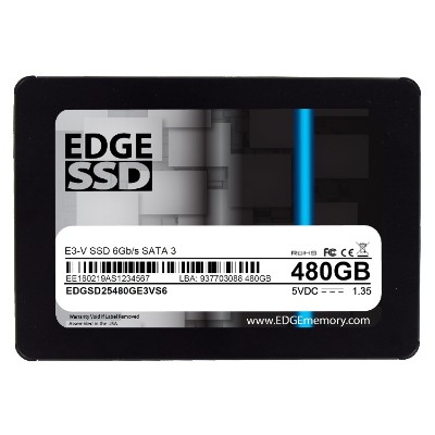 Edge Memory Pe249250 480gb 2.5 E3-v Ssd - Sata 6gb/s