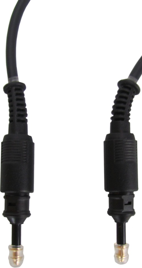Ge 030878341110 6 Feet Digital Toslink Fiber Optic Audio Cable - Black