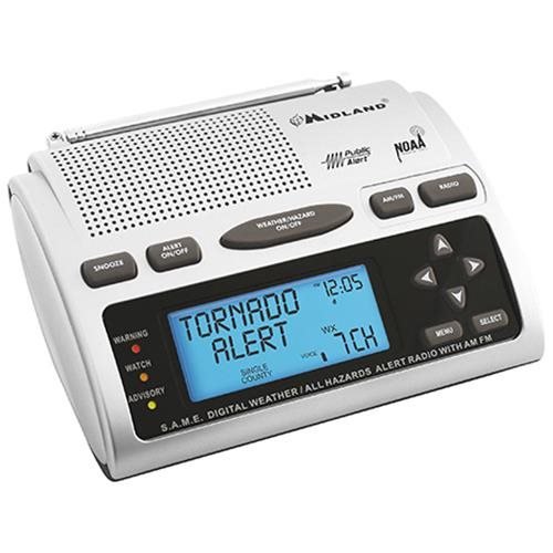 Midland WR-300 Clock Radio - 2 x Alarm