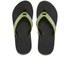 Rip Curl Men's The Ten Gabriel Medina Signature Pro Flip Flops - Black/Lime
