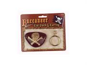 Forum Novelties 61615 Buccaneer Eye Patch and Earring Set