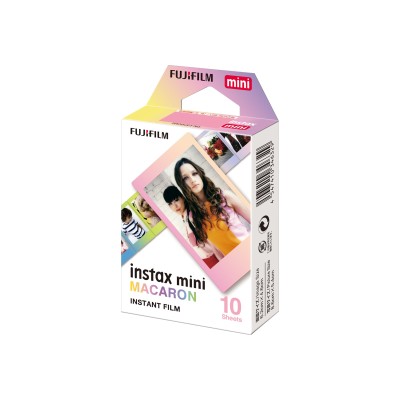 Fujifilm 16547737 Instax Mini Macaron - Color Instant Film - Iso 800 - 10 Exposures
