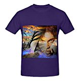 Prince Lovesexy Pop Tour Mens Crew Neck Customized Shirts Purple