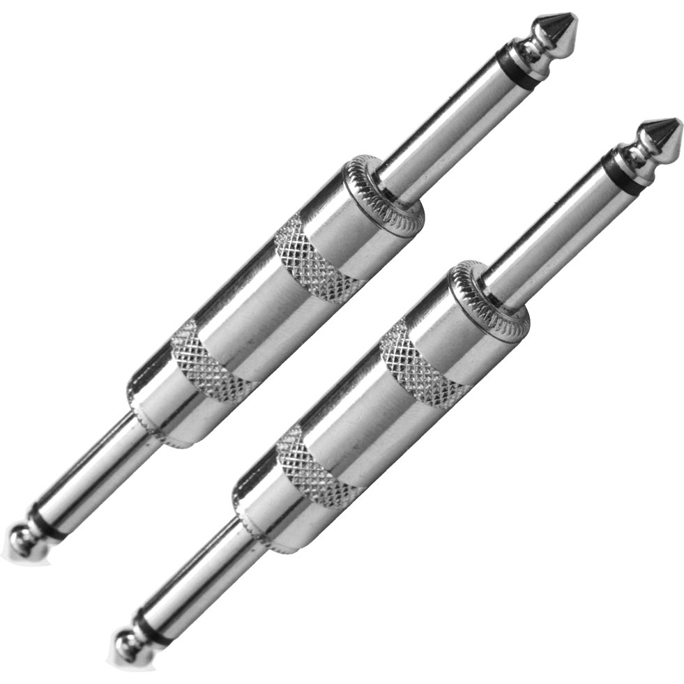 Seismic Audio - SAPT58-2Pack - 2 Pack of Guitar Pedal Effects Coupler - 1/4