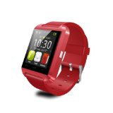 2014 Luxury Bluetooth Smart Watch Wrist Wrap Watch Phone for IOS Apple iphone 4/4S/5/5C/5S Android Samsung S2/S3/S4/Note 2/Note 3 HTC Nokia... (Red)