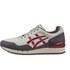 Asics Gel-Atlantis Trainers - Light Grey/Burgundy