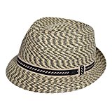 Bailey Of Hollywood Mens Mannes Fedora Natural Multi Xxl Natural Multi Xxl Natural Multi Xxl