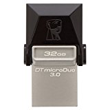 Kingston Digital 32GB Data Traveler Micro Duo USB 3.0 Micro USB OTG (DTDUO3/32GB)