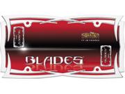 Blades Tribal Chrome License Plate Frame