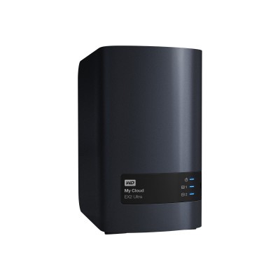 Wd Wdbvbz0000nch-nesn Wd My Cloud Ex2 Ultra Wdbvbz0000nch - Personal Cloud Storage Device - 2 Bays - Raid 0  1  Jbod - Ram 1 Gb - Gigabit Ethernet - Iscsi