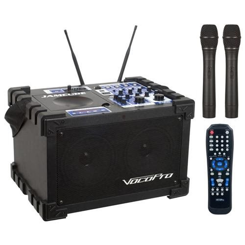 VocoPro 100W Stereo All-In-One Mini PA/Entertainment System - 100 W Amplifier - Built-in Amplifier - USB Port