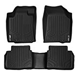 MAXFLOORMAT Floor Mats for Nissan Altima (2013-2016) Complete Set (Black) (Manufactured After Nov. 2012)
