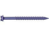 MKT Steel Conset Masonry Screw Anchor, Hex Washer Head Faced, 3/16