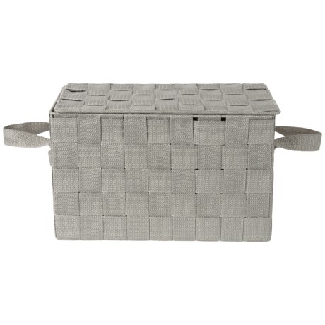 Lidded Strap Storage Bin - Small