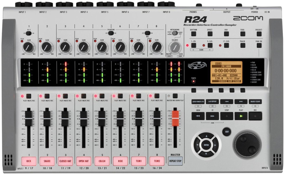 Zoom R24 Multitrack Recorder/Interface/Controller/Sampler
