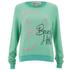 Wildfox Women's Baggy Beach Jumper B Is For - Mint Chip - L/UK 14