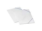 Twin-pocket Poly Wallet, Poly, Letter, Blue/ice