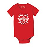 Hunk Of Burning Love Humor Funny Cool Trendy - Baby One Piece - Red - 18 Months