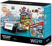 Nintendo Wupskagf Wii U Deluxe Set: Super Mario 3d World And Nintendo Land Bundle - Black