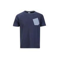 Boxfresh Men's Liwaey Chambray Pocket T-Shirt - Navy Marl