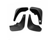 Unique Bargains Car Black Mudguard Splash Guards Mud Flaps Front Rear Set For Fox 1.8l